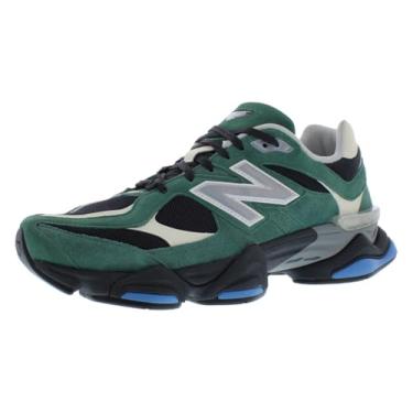 Imagem de New Balance 9060 Tênis masculino, Verde escuro/preto/verde, 13 Women/11.5 Men