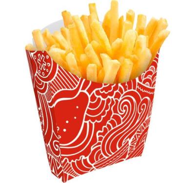 Imagem de Caixinha Para Batata frita Tam Pequeno 100un Vermelho - Pdv Print