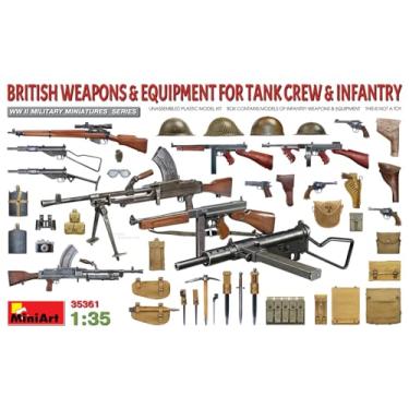 Imagem de MiniArt MA35361 1/35 Conjunto de arma de infantaria e tripulação de tanque do exército britânico