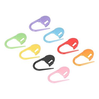 Imagem de Acouto 1000 Unidades de Clipes de Agulha de Ponto de Travamento de Plástico de Cores Mistas - Marcadores de Ponto tricô, crochê, Arte, Contagem de Suéteres e Acessórios de Artesanato