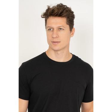 Imagem de Camiseta Lisa Aleatory Pima Preto-Masculino