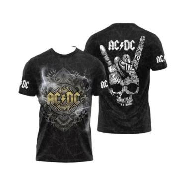 Imagem de Camiseta De Verão Para Homens Com Estampa De Banda De Rock, Gola Redon