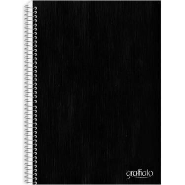 Imagem de Caderno univ 1m bolsa 120f graf preto 10571 - Animativa, 3