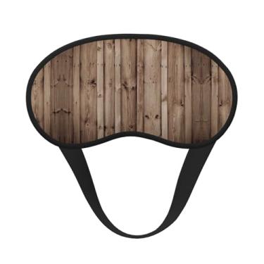 Imagem de Máscara de dormir blackout com estampa de grão de madeira, máscara de luz macia, para dormir, meditação, viagem, ioga