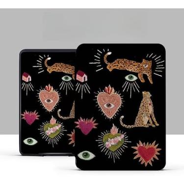 Imagem de Capa ANTER compatível com Kindle Paperwhite 10ª geração 2018, hibernar/despertar automático de 15 cm, capa de couro PU, versão de 10ª geração 2018 (modelo nº: PQ94WIF) (emblema da liberdade)