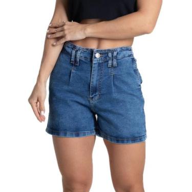 Imagem de Shorts Jeans Sawary - 281601 - Azul médio 42, Azul, 42