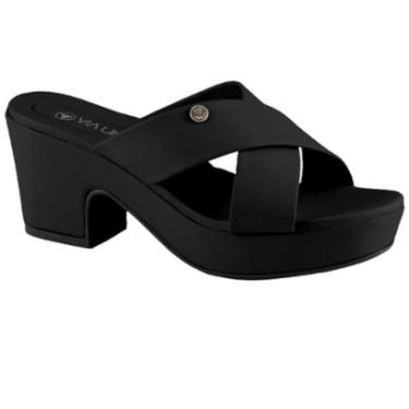 Imagem de SANDALIA VIA UNO SALTO BAIXO QUADRADO REF 821025SIAVV-Feminino