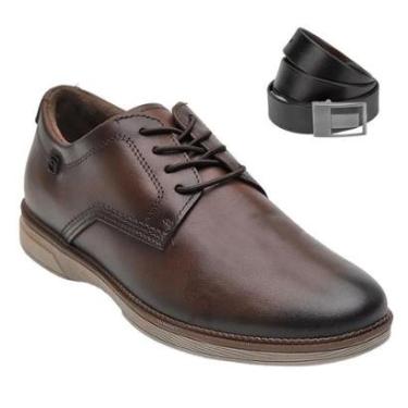 Imagem de Kit Sapato Pegada Cardiff Masculino + Cinto-Masculino