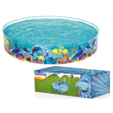 Imagem de Piscina de Plástico Semirrígida 2074 Litros Peixinho BestWay - Intex
