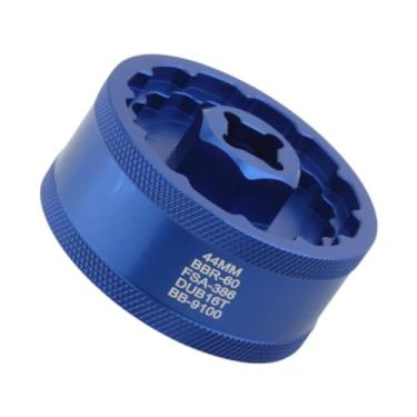Imagem de harayaa Extrator de Movimento Central 5 em 1 para Bicicleta, Ferramenta de Remoção de Movimento Central em Liga de Alumínio para 44mm, Azul