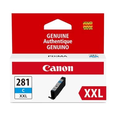 Imagem de Canon CLI-281XXL Tanque de tinta ciano, compatível com TS9120, TR8520, TR7520, TS8120 e TS6120 (1980C001)