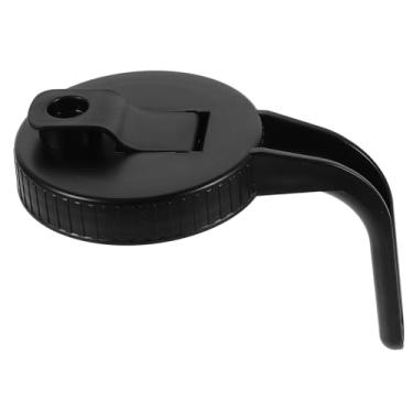 Imagem de PRETYZOOM Tampa de frasco de vidro de boca larga reutilizável à prova de vazamento para bebidas frias, leite, chá e limonada compatíveis com frascos de vidro