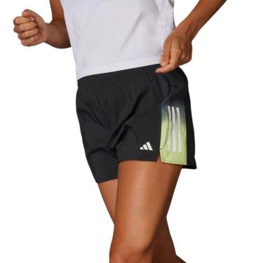 Imagem de Short Adidas Own The Run Colorblock Feminino - Preto M-Feminino