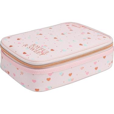 Imagem de Estojo Box Académie Coração Metalizado Tilibra Ref 38978