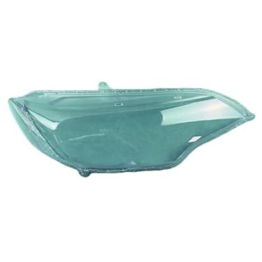 Imagem de Compatível com honda fit jazz gk5 2014-2020 capa do farol dianteiro do carro auto abajur capa da lâmpada cabeça luz lente escudo(Right)