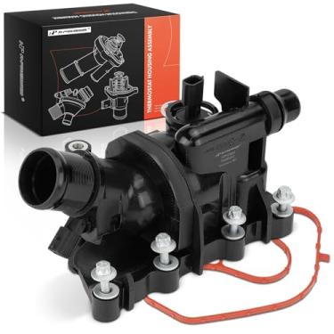 Imagem de A-Premium Conjunto de carcaça do termostato de refrigeração do motor compatível com Mercedes-Benz GLA 2020 2021 2022 2023 2024 A-Klasse B-Klasse CLA GLB, 1.3L