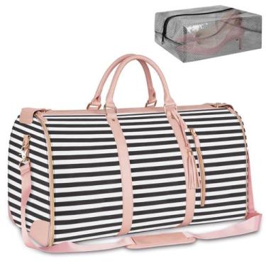 Imagem de Bolsa de vestuário Ytonet Carry On de couro PU impermeável grande