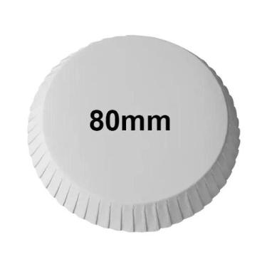 Imagem de 100 Copos De Vidro Descartáveis Com Tampa De Papel Para Café, Chá, Hot