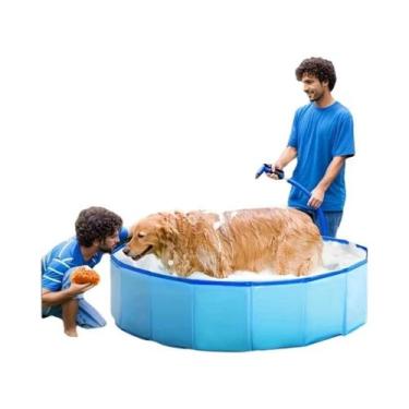 Imagem de Piscina Portátil Dobrável Para Animais De Estimação, Bacia De Banho Pa