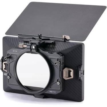 Imagem de Tilta Mirage Pro Matte Box – Kit de suporte único de 114 mm | Fibra de carbono | Kit iniciante | Fixação em lentes cinematográficas | Design expansível | Construção leve