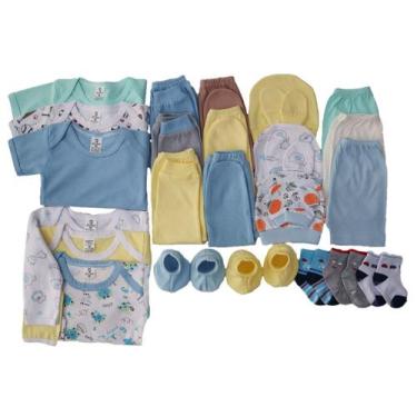 Imagem de Kit Roupa De Bebe 42 Peças Enxoval Maternidade Body E Mijão - Taya Bab