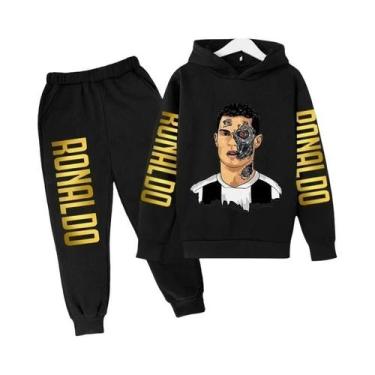 Imagem de Conjunto De Agasalho Infantil Com Estampa Do Ronaldo, Moletom E Calças