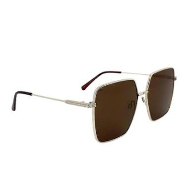 Imagem de Óculos Solar Atitude At8143 01a  Brilho Lente Marrom-Feminino