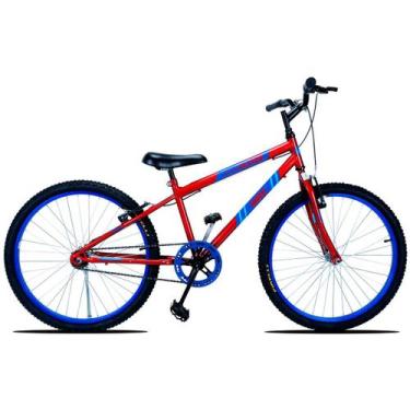 Imagem de Bicicleta Aro 24 Forss Spike Sem Marchas - Vermelho, Vermelho