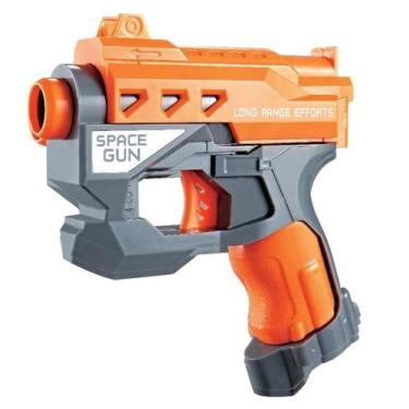 Imagem de Brinquedo Lançador de Dardos Super Shot Space Gun Longo Alcance Polibr