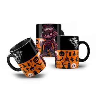 Imagem de Caneca de Porcelana Halloween Freddy Krueger Sexta Feira 13 - VilelaGG