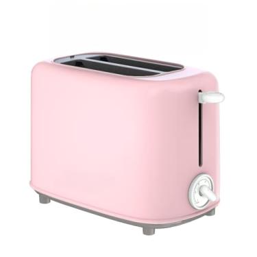 Imagem de Torradeira Elétrica 750W 110V/220V – Compatível com Todo o Brasil, Ideal para Café da Manhã Doméstico (Rosa,220v)