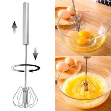 Imagem de Batedor / fouet de ovos tipo mixer em inox tamanho 35,5cm - KE HOME