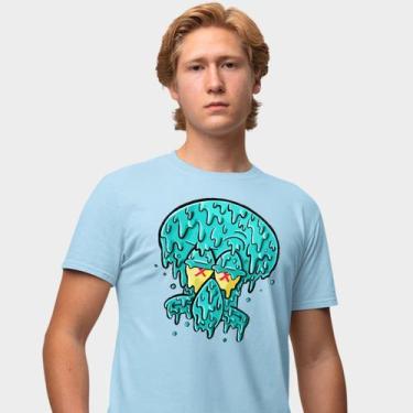 Imagem de Camisa Camiseta Genuine Grit Masculina Estampada Algodão 30.1 Molusco 