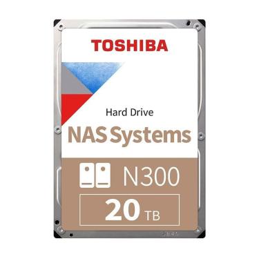 Imagem de HD Toshiba N300 PRO, NAS, 20TB, 3.5', Cache 512MB, 7200 RPM, SATA - HDWG62AXZSTB-Unissex