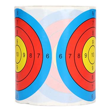 Imagem de Aoresac Papel de Alvo de Tiro 3 Polegadas, Adesivos Alvo Autoadesivos, 200 Folhas, Cor Fluorescente para Prática Tiro Com Estilingues, ótimo para Com, Longo e