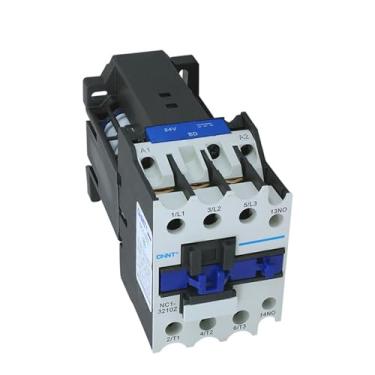 Imagem de Contator elétrico industrial NC1-3210Z 3201Z para montagem em trilho DC 24V DC36V DC48V DC110V DC220V NC1-3210 3201 LC1(Nc1-3201z Dc110v)