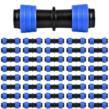Imagem de 100 Conector Emenda 16mm Anel Mangueira Irrigação Gotejament - Implebr