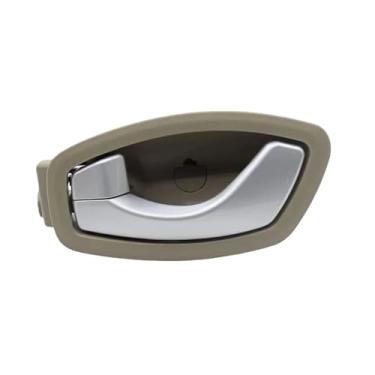 Imagem de Compatível com Renault Fluence 2011 2012 2013 Cor preta/bege 806715396R 806713870R Maçaneta da porta de abertura interna dianteira direita/esquerda(Beige rear left)