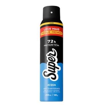 Imagem de Desodorante Antitranspirante Aerossol Cimed Super Acqua 250ml