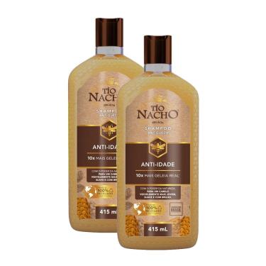 Imagem de Kit 2 Shampoo Tio Nacho Anti-Idade 415ml