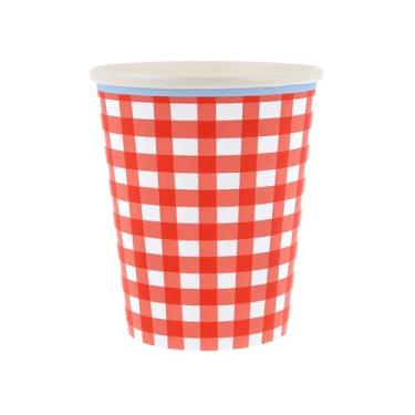 Imagem de Meri Meri Copos de Páscoa (pacote com 8), copos de papel descartáveis para festas, decorações de festa de Páscoa, bebidas quentes e frias, 255 g