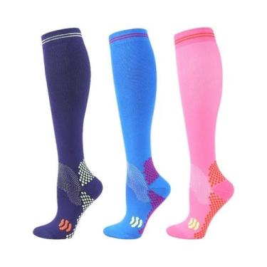 Imagem de Meias De Compressão Para Homens E Mulheres 20-30 Mmhg Para Corrida, Ci