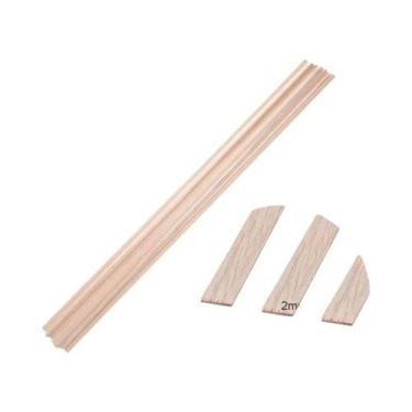 Imagem de Palitos De Madeira Balsa 20-50 Peças Quadrados Para Artesanato DIY Ace