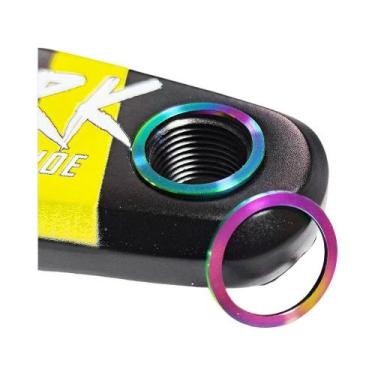 Imagem de Espaçador De Pedal De Bicicleta Em Liga De Titânio 2 Peças Anel De Pro