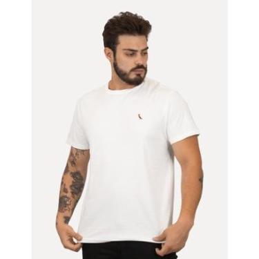 Imagem de Camiseta Reserva Masculina Básica Brasa Red Branca-Masculino