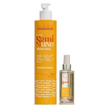 Imagem de Glatten Semi Di Lino Shampoo e Sérum
