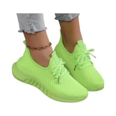 Imagem de Tênis Casuais Femininos De Verão Respiráveis Em Malha, Sapatos Vulcani