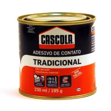 Imagem de Adesivo de contato Cascola Tradicional 230 Ml / 195 gr