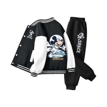 Imagem de Conjunto De Jaqueta E Calças De Beisebol Com Estampa Do Mickey Da Disn