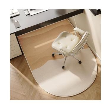 Imagem de Tapete para cadeira de escritório - suporte antiderrapante, fácil de limpar, à prova de som - projetado para pisos de madeira, azulejo e carpete - Tapetes deslizantes para movimento e proteção sem